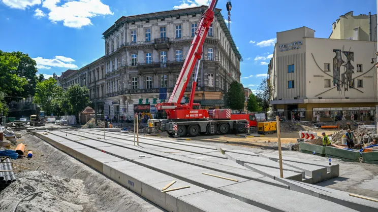Przebudowa skrzyżowania pod teatrem Bagatela