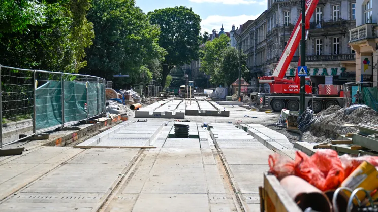 Przebudowa skrzyżowania pod teatrem Bagatela