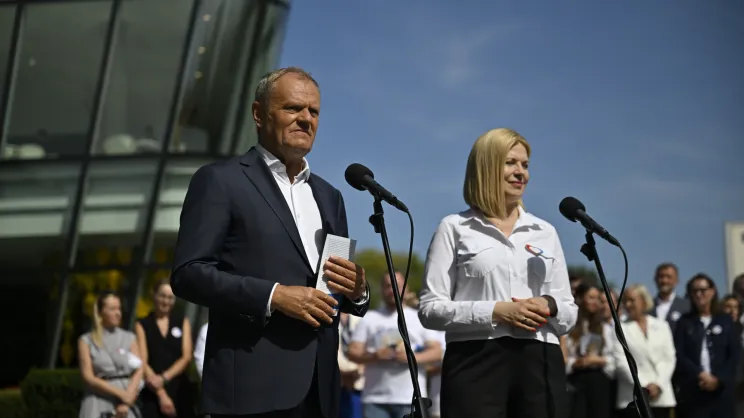 Donald Tusk i Monika Piątkowska w Krakowie