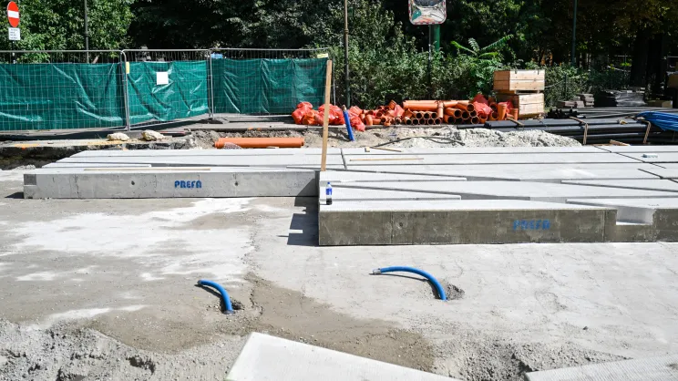 Przebudowa skrzyżowania pod teatrem Bagatela