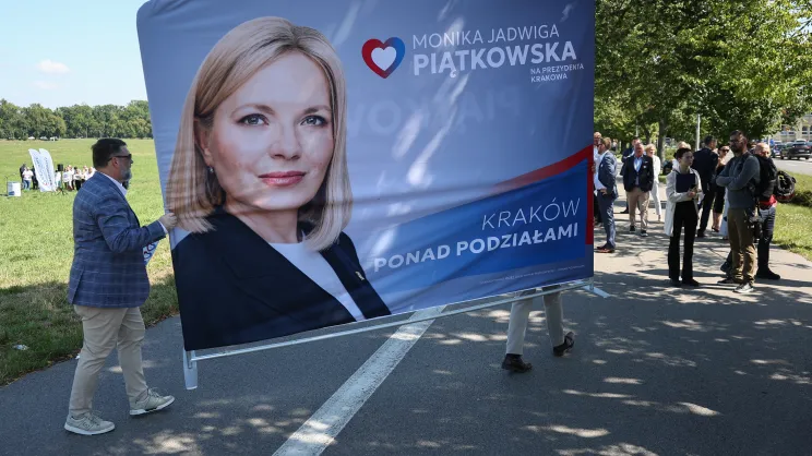 Konferencja prasowa Moniki Piątkowskiej i szefa PSL-u