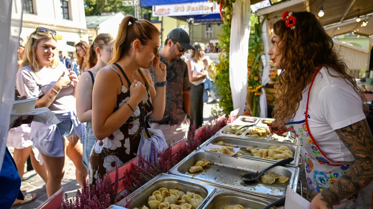 Festiwal pierogów na Małym Rynku