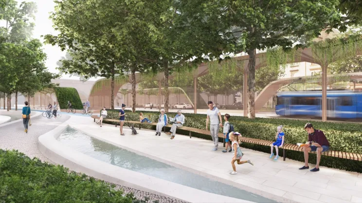 Wizualizacje - Plac Grzegórzecki (2020/2021 rok)