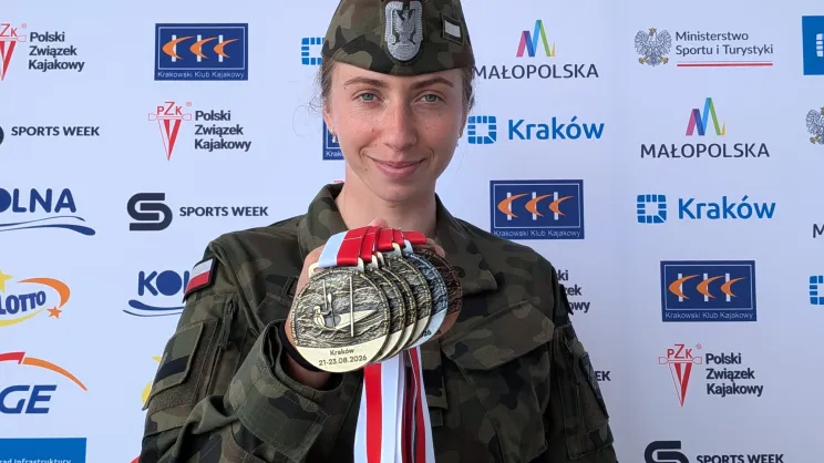 Klaudia Zwolińska z medalami