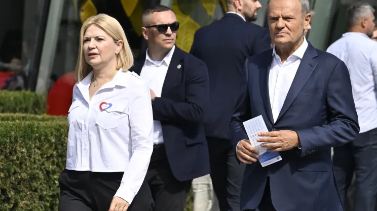 Donald Tusk i Monika Piątkowska w Krakowie