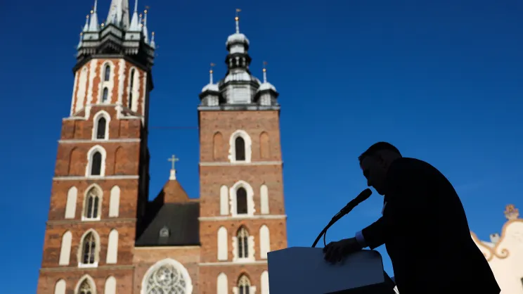 Prezentacja Bartosza Bochenczaka jako kandydata Konfederacji na prezydenta Krakowa