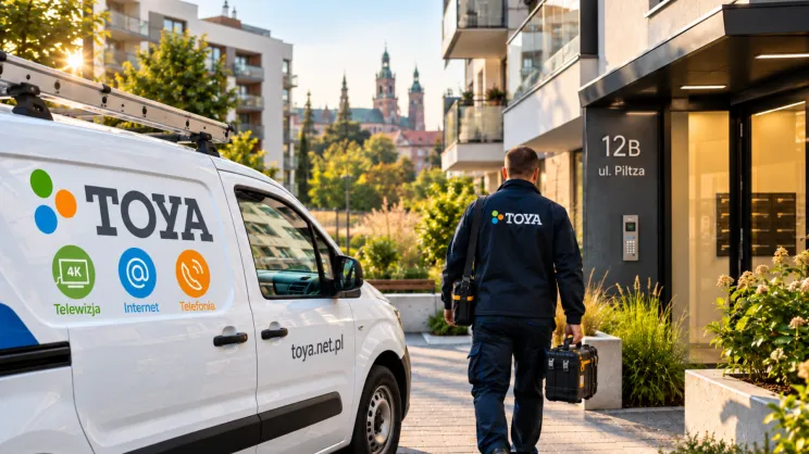 Sieć TOYA jest obecna w Krakowie nie tylko w domach – jej infrastruktura działa w całym mieście.