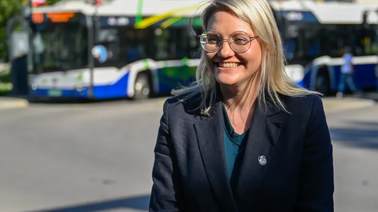 Kandydatka na prezydenta miasta Aleksandra Owca