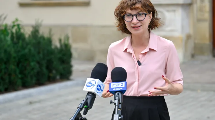 Kandydatka na prezydenta maista Daria Gosek-Popiołek