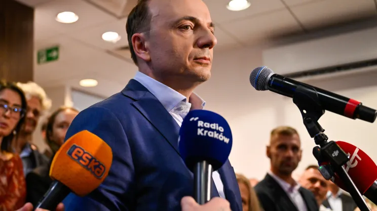 Wieczór wyborczy w sztabie Łukasz Gibały