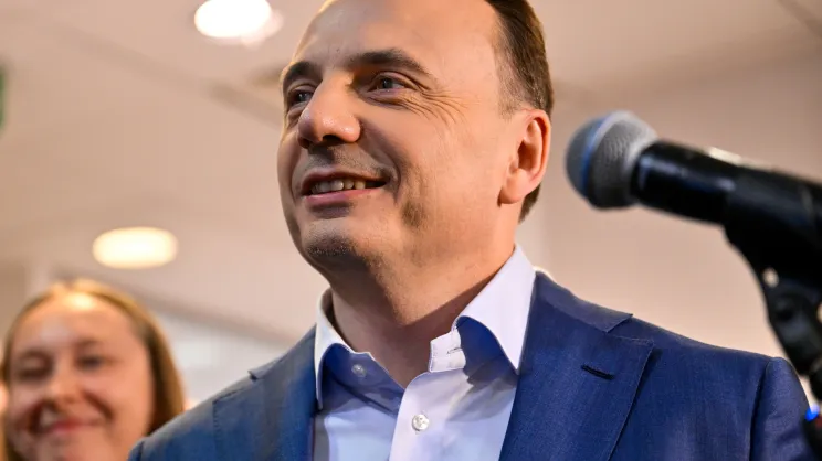 Wieczór wyborczy w sztabie Łukasz Gibały