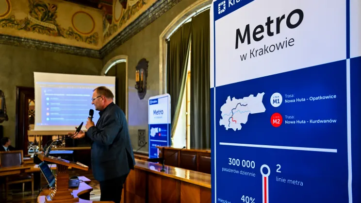 Posiedzenie zespołu parlamentarnego ws. budowy metra w Krakowie