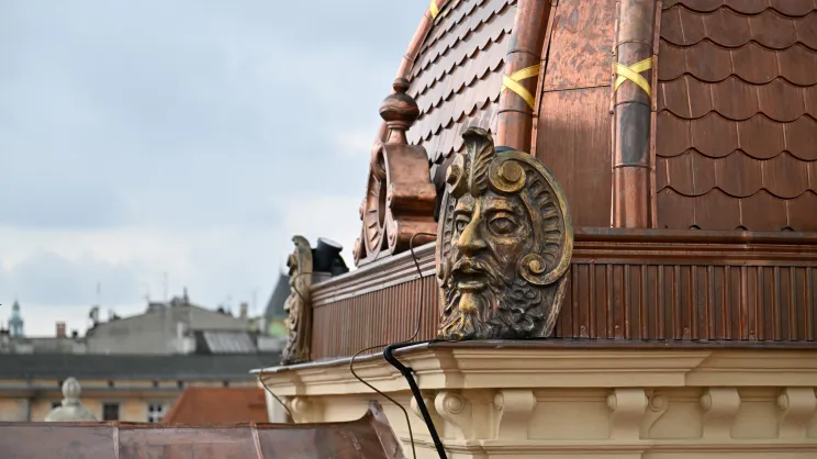 Prezentacja wyremontowanego dach Teatru Słowackiego