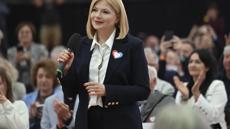 Spotkanie z Moniką Piątkowską i Donaldem Tuskiem