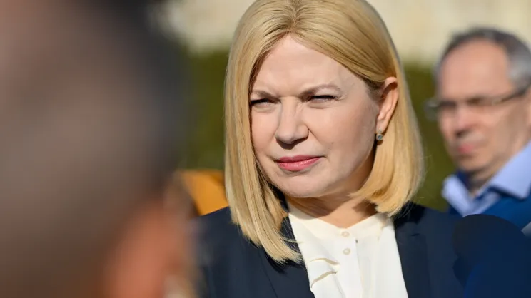 Konferencja kandydatki Koalicji Obywatelskiej po pierwszej turze wyborów na Prezydenta Miasta