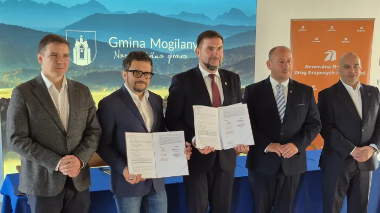 Podpisanie umowy na budowę dróg lokalnych wzdłuż zakopianki