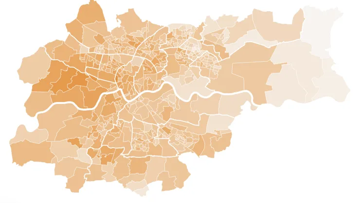 Mapa poparcia dla Moniki Piątkowskiej