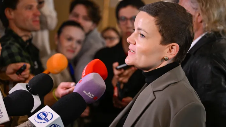 Prezentacja wyremontowanego dach Teatru Słowackiego