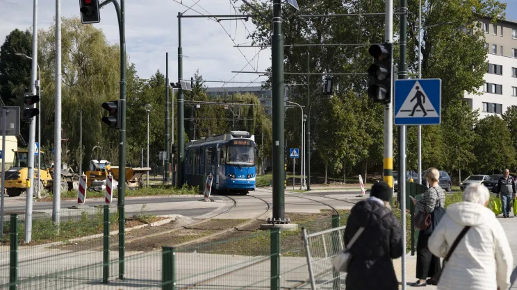 Nowootwarta linia tramwajowa do mistrzejowic.