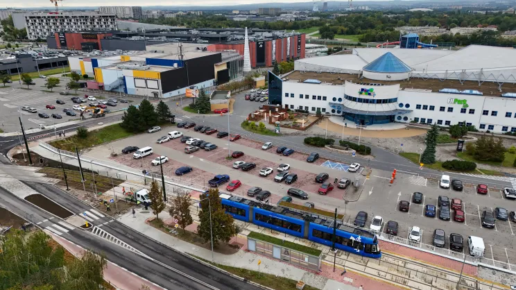 Przejazd testowy tramwaju do Mistrzejowice po nowym odcinku KST