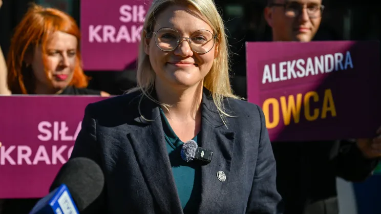 Kandydatka na prezydenta miasta Aleksandra Owca