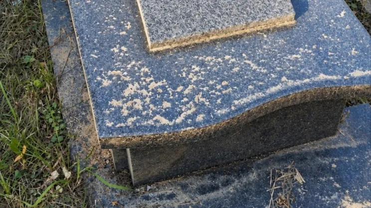 Stan nagrobków po pracach prowadzonych na pracami na terenie Cmentarzu Prądnik Czerwony