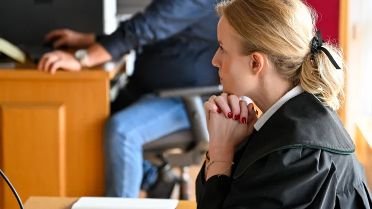 Paulina Cieślak, reprezentująca przed sądem Monikę Piątkowską