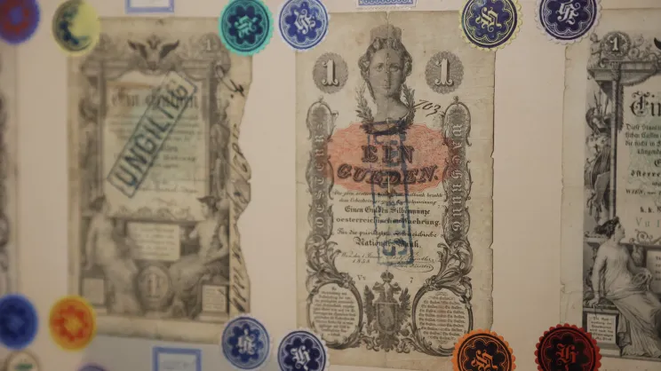Wystawa „Rewolucja, postęp, imperializm… Pieniądz papierowy XIX wieku”, MNK Czapscy