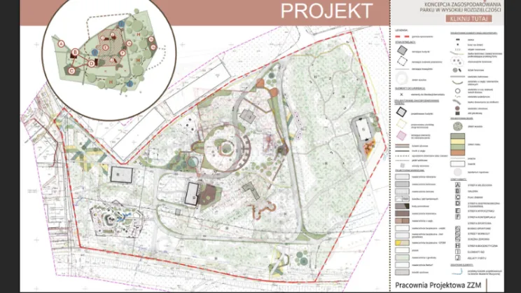 Finalna koncepcja zagospodarowania Parku Grzegórzeckiego