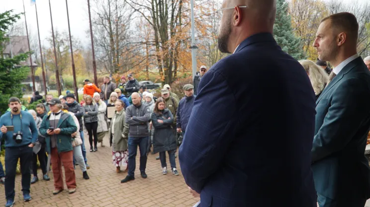 Protest w Zakopanem.