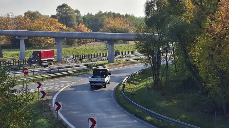 Autostrada A4 między węzłami Kraków Skawina i Kraków Południe