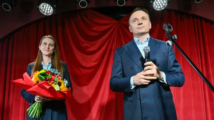 Sztab wyborczy Łukasza Gibały podczas II tury wyborów na Prezydenta Miasta