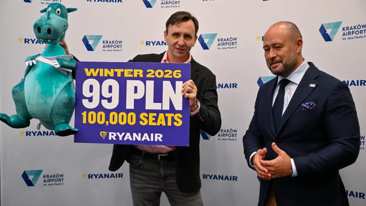 Podsumowanie działalności Ryanair w Krakowie