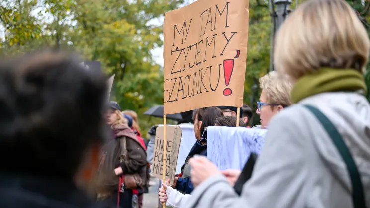 Protest mieszkańców Bronowic przeciwko budowie strzelnicy UKEN