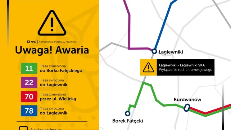 Utrudnienia w Łagiewnikach