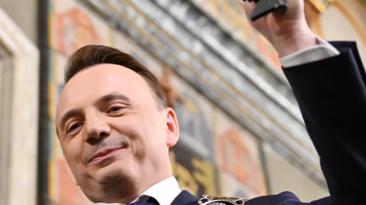 Ślubowanie Łukasza Gibały