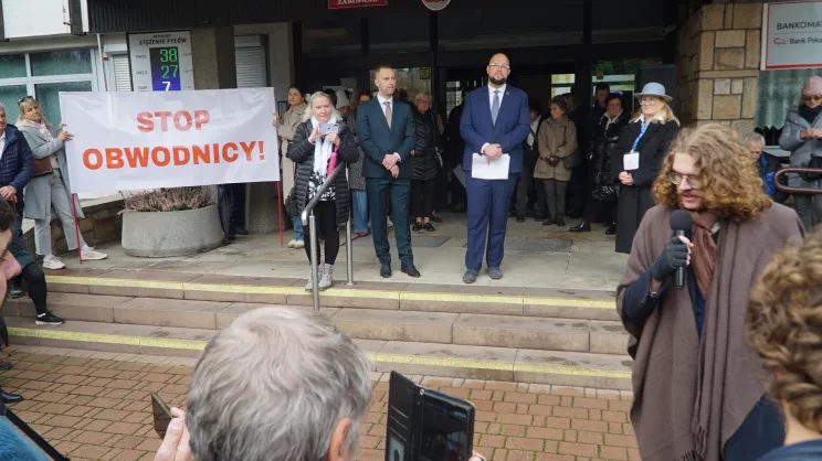 Protest w Zakopanem.