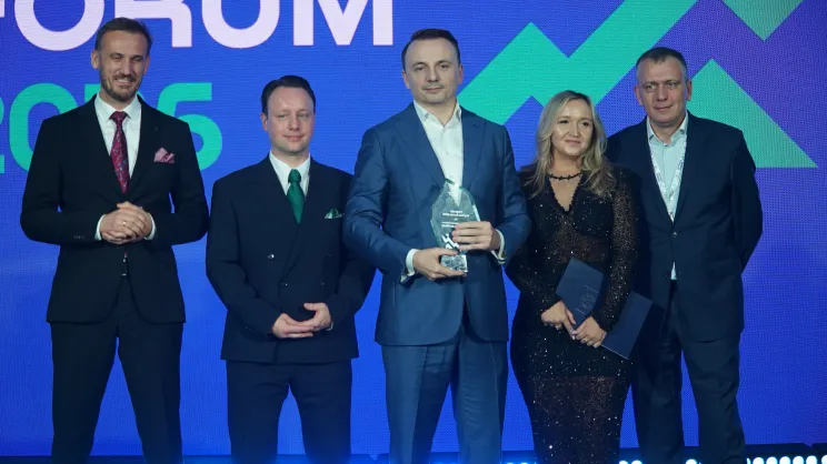 Łukasz Gibała z nagrodą Krynica Forum 2026.