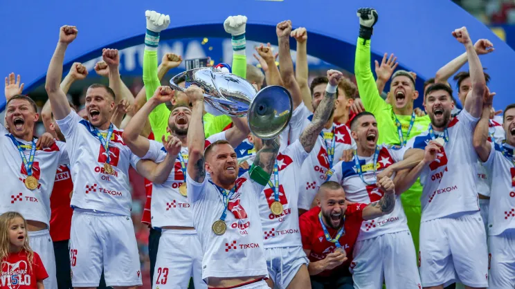 Celebracja zwycięstwa w finale Pucharu Polski