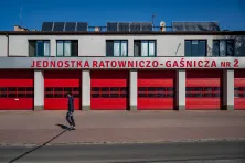 Jednoska ratowniczo gaśnicza nr 2 na ulicy Rzeźniczej