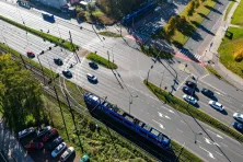 Skrzyżowanie Wielickiej i Nowosądeckiej