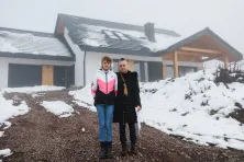 Agnieszka Dróżdż z córką