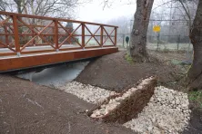 Nowa kładka na Młynówce Królewskiej