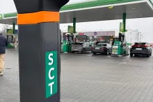 Strefomat na stacji benzynowej
