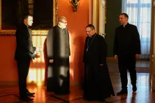 Konferencja prasowa przed ingresem kard. Grzegorza Rysia