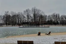 Staw przy Tauron Arenie Kraków