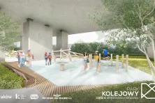 Projekt II etapu Parku Kolejowego na odcinku od ul. Grzegórzeckiej do ul. Miodowej