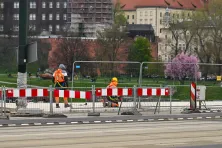 Remont mostu Grunwaldzkiego, stan z kwietnia 2026