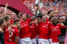 Celebracja Wisły Kraków po awansie do ekstraklasy