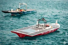 Łódź zespołu AGH Solar Boat
